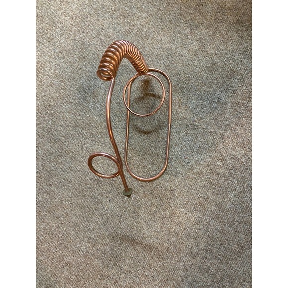 Modern Minimalistic Copper Wine Bottle Holder - Picture 2 of 2